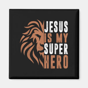 Småbarn Jesus är min superhjälte, Christian God so Magnet