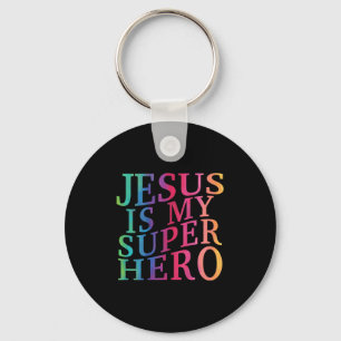 Småbarn Jesus är min superhjälte, Christian God so Nyckelring