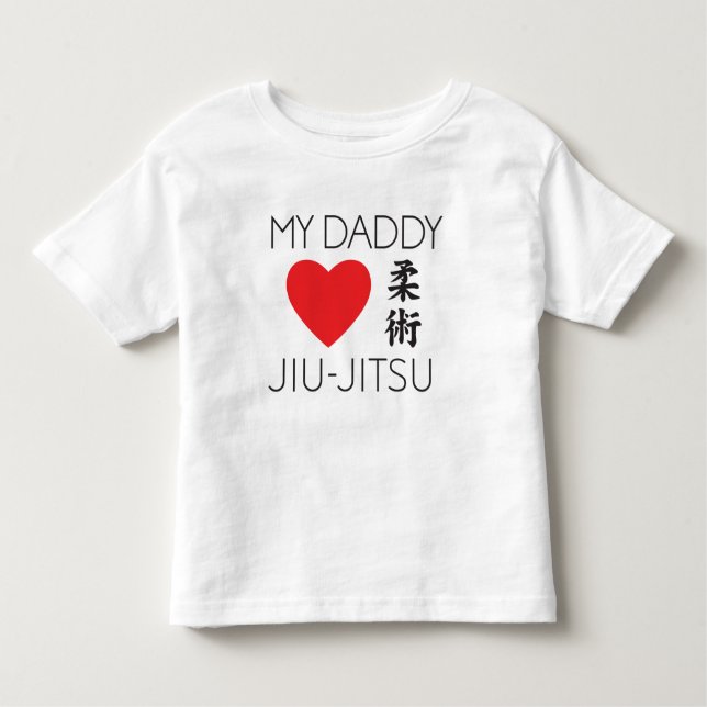 Småbarn Jiu-Jitsu-skjorta T Shirt (Framsida)