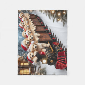Småbarn jul Blanket Fleecefilt