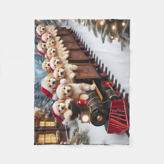 Småbarn jul Blanket Fleecefilt (Framsidan)