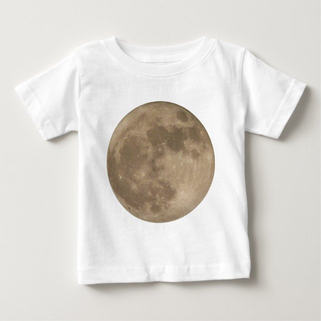 Småbarn Måne Shirt Baby Full Moon Shirts Gifts Tröja (Framsida)