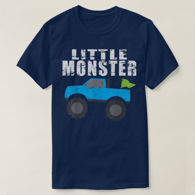 Småbarn Monster TruckBoys T Shirt (Design framsida)