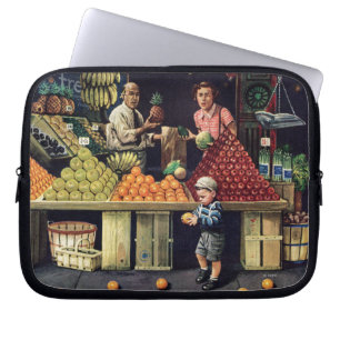 Småbarn och orangar laptop sleeve