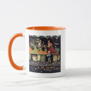Småbarn och orangar mugg