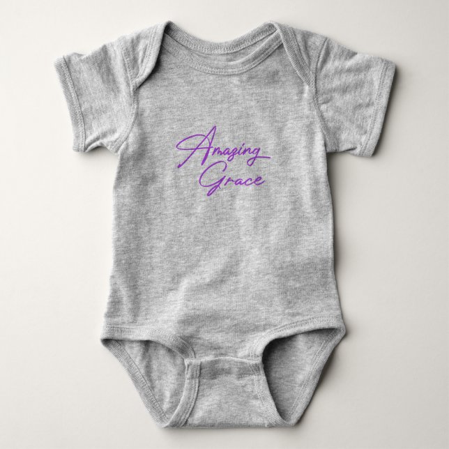 Småbarn one-biet 'Fantastisk Grace' T Shirt (Framsida)