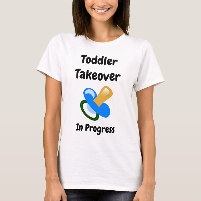 Småbarn övertagande T-Shirt (Framsida)