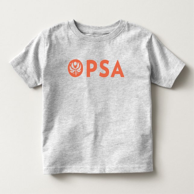 Småbarn PSA Shirt T Shirt (Framsida)