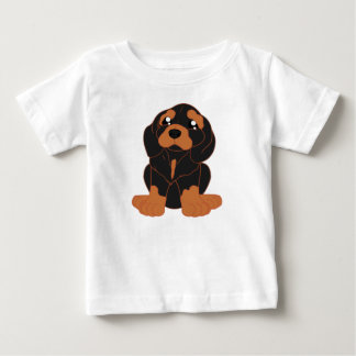 Småbarn Pullover Hoodie med hund T-shirt