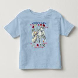Småbarn Roliga Enhörningskatter Roligt T Shirt