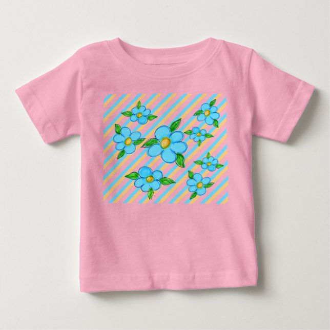 Småbarn Rosa Finare Tee (Framsida)