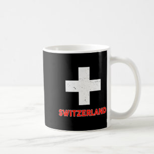 Småbarn Schweiz-tröja Schweiz Flagga Bebis Pojkar Kaffemugg