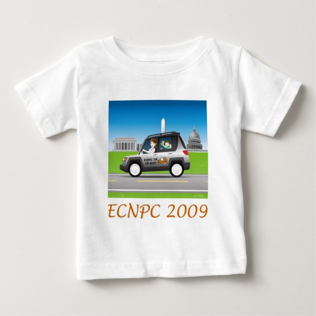 Småbarn" skjorta för ECNPC 2009 " T-shirt (Framsida)