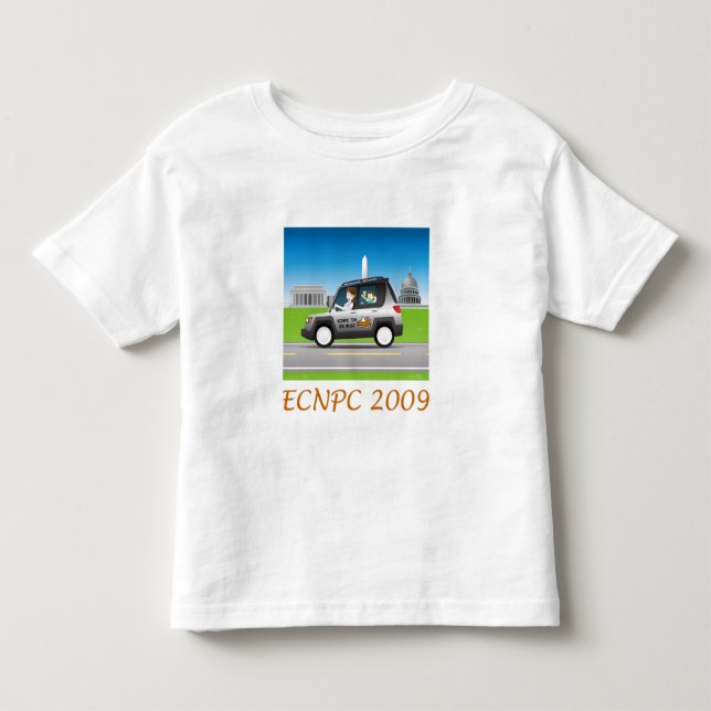 Småbarn" skjorta för ECNPC 2009 " Tee Shirt (Framsida)