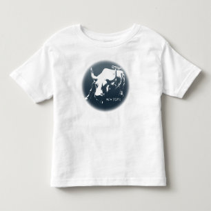 Småbarn skjorta för souvenir för tjur för New York T-shirt
