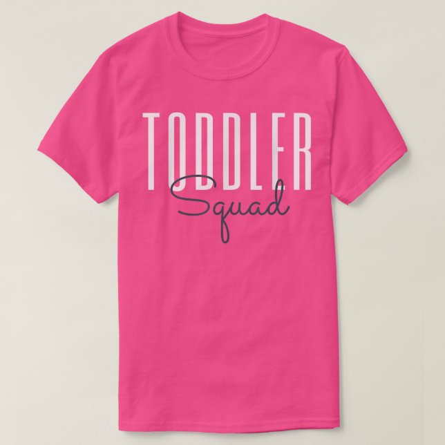 Småbarn Squad Daycare Teacher ChildSpeciell Ed T Shirt (Design framsida)