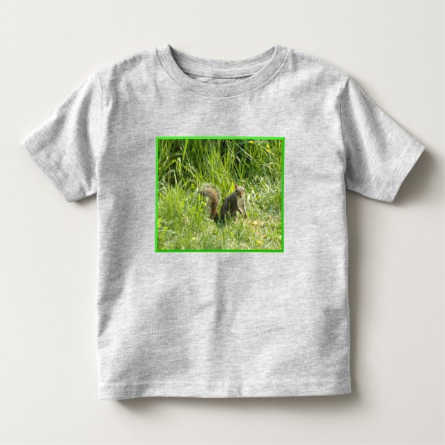 Småbarn Squirrel T-Shirt (Framsida)