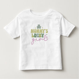 Småbarn St. Patrick T-shirt - "Mamma Lucky Girl