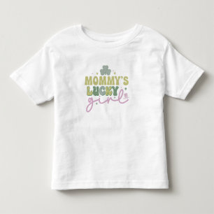Småbarn St. Patrick T-shirt - "Mamma Lucky Girl
