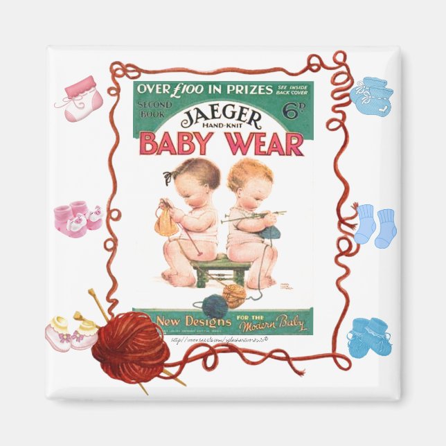 ’Småbarn Sticka’ Magnet (Framsidan)