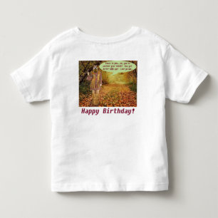 småbarn T. Grattis på födelsedagen. hippie/quokka T Shirt