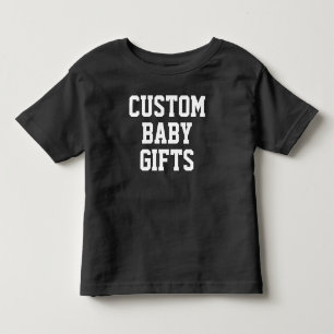 Småbarn T-Shirt Anpassningsbar Baby ger en tom mal