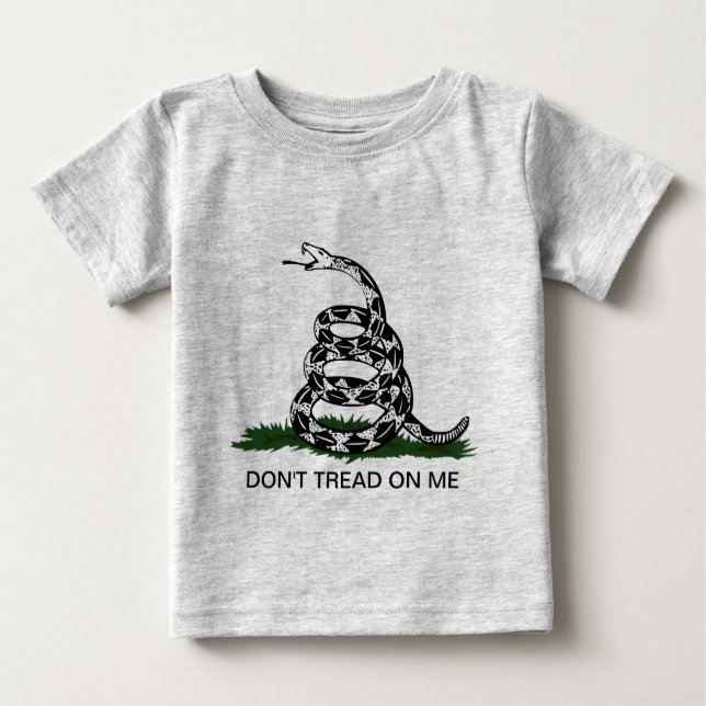 SMÅBARN T-SHIRT: GADSDEN REVOLUTIONERANDE FLAGGA T-SHIRT (Framsida)