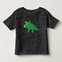 Småbarn T-Shirt med tecknad Triceratops