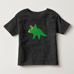 Småbarn T-Shirt med tecknad Triceratops