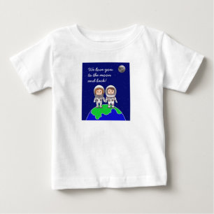 Småbarn T- skjorta med Mamma och Pappa av Jo Bilde T Shirt