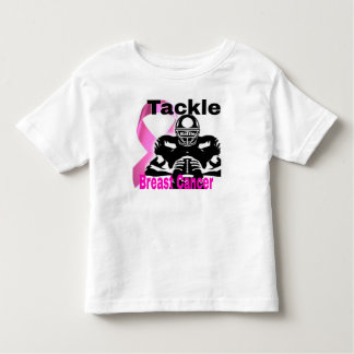 Småbarn Tackle Breast Cancer Shirt T