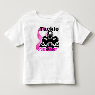 Småbarn Tackle Breast Cancer Shirt T Shirt