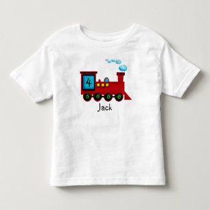 småbarn Tåg ChooChoo Birthday T-Shirt