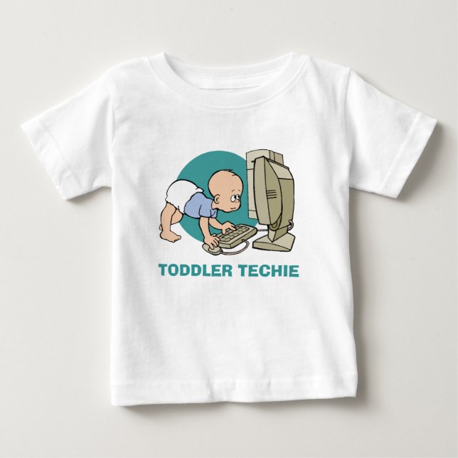 SMÅBARN TECHIE T SHIRT ELLER (Framsida)