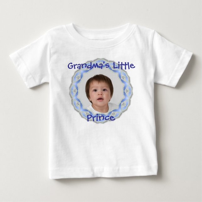 Småbarn Tee - "Grandmas Little Prince" (Framsida)