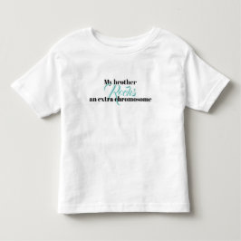 Småbarn Tshirt "Min bror sten Tee Shirt