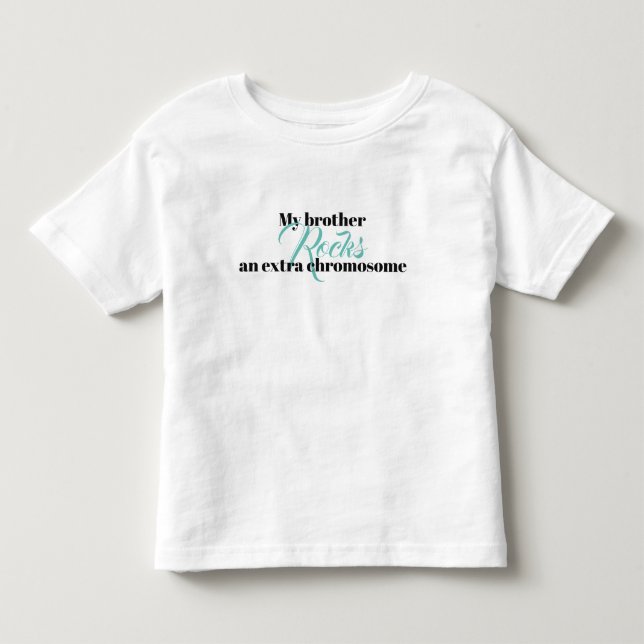 Småbarn Tshirt "Min bror sten Tee Shirt (Framsida)