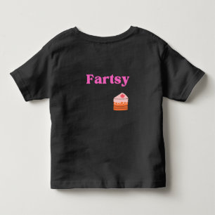 Småbarn tshirt, rolig att säga i rosa t shirt