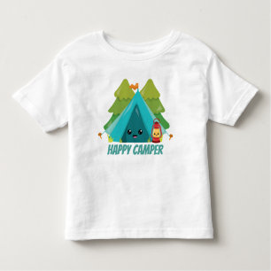 Småbarn unisex lycklig camper t-shirt