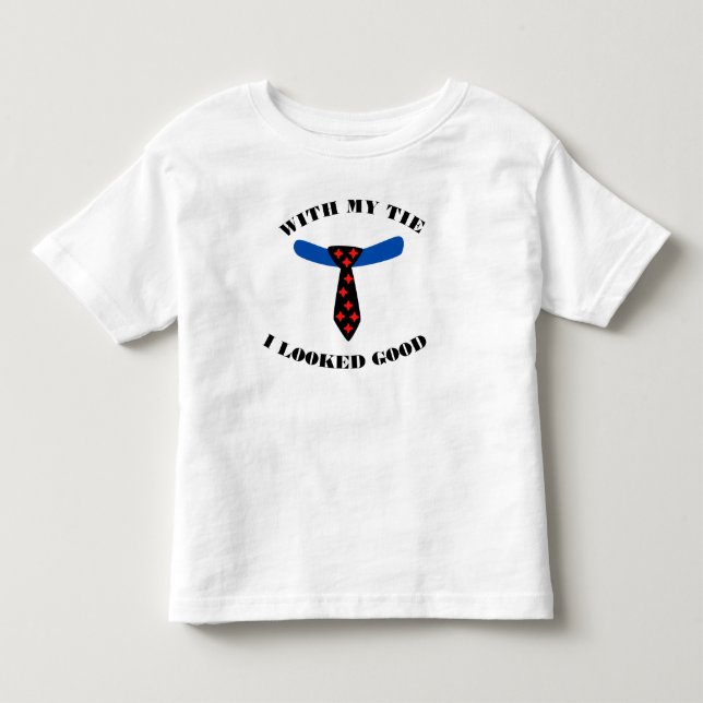 Småbarn Vit T Shirt (Framsida)