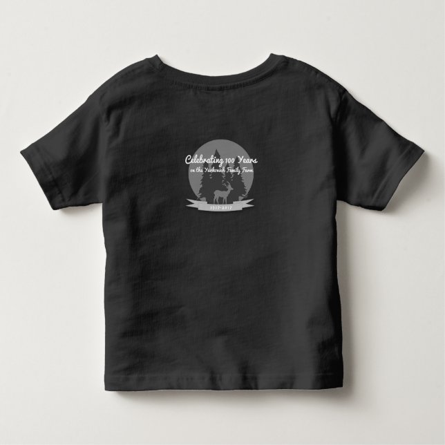Småbarn Yurkovich Family Reunion Shirt Navy Tee Shirt (Baksida)