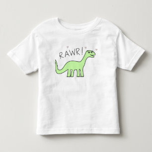 SmåbarnBronto Rawr skjortor Tee Shirt