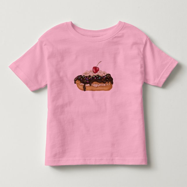 SmåbarnEclairt-skjorta T-shirt (Framsida)