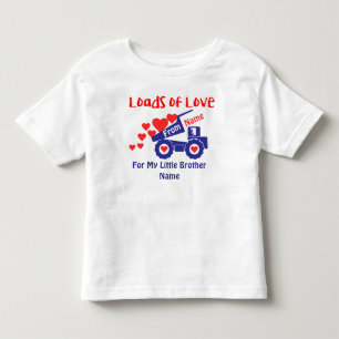SmåbarnJersey T-tröja - lastbil "kärlek", T Shirt