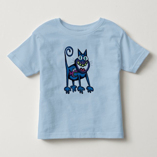 Småbarnkatt/hund Tee Shirt (Framsida)