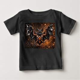 Småbarns Halloween Kristall Fladdermus T Shirt
