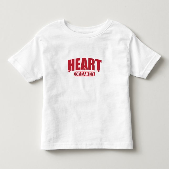 Småbarns hjärtekrossar-t-shirt t shirt (Framsida)
