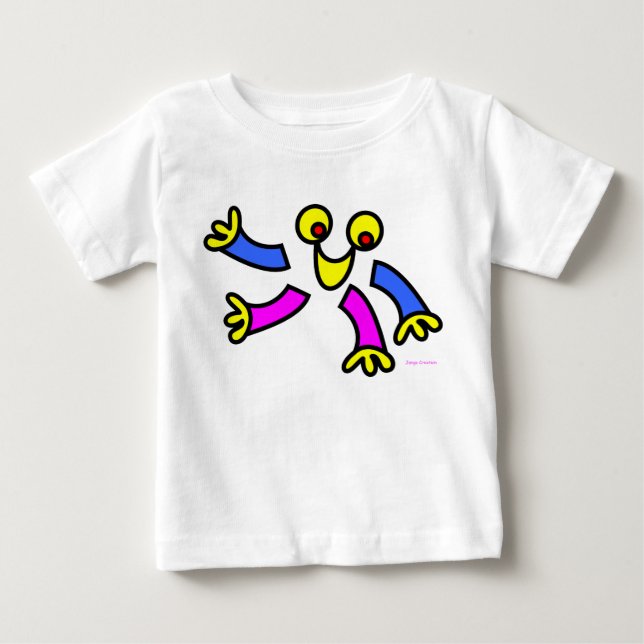 småbarns överdragshuva tee shirt (Framsida)