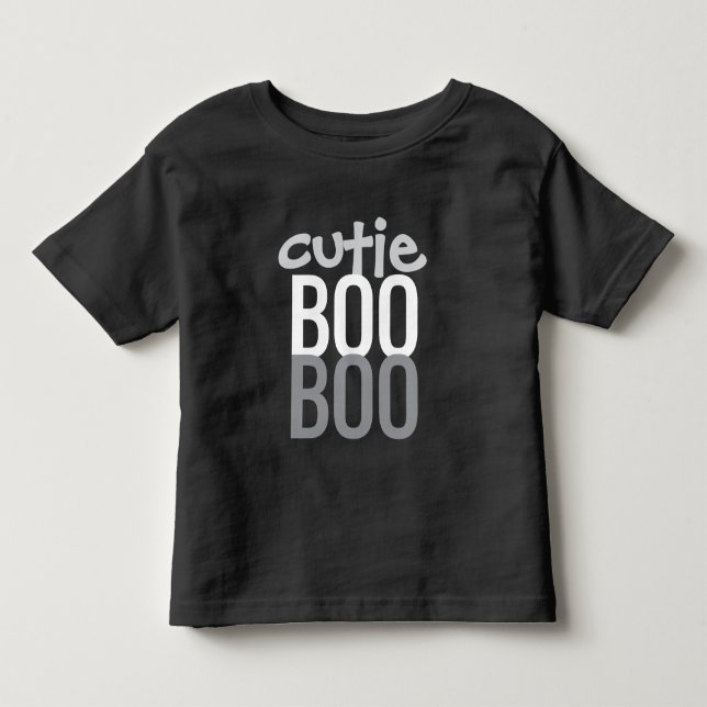 Småbarns T-Shirt : HALLOWEEN Cutie Boo #5 (Framsida)