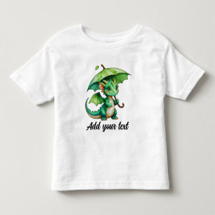 Småbarns-T-shirt med söt bebisdrake T Shirt